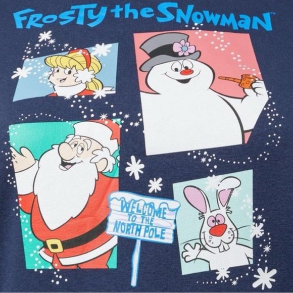 Frosty the Snowman Classic Fit Cozy Fleece Hoodie - Picture 3 of 6